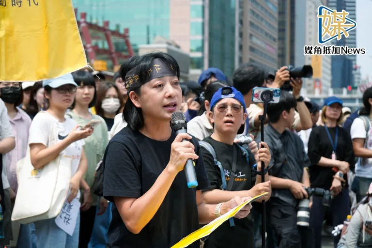 社工上街抗議　王婉諭批政府失職