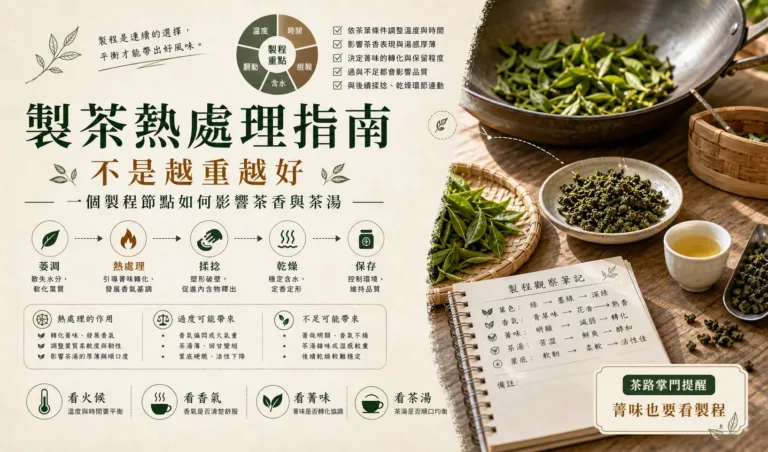殺青是什麼？為什麼一個製程節點會改變茶香與茶湯