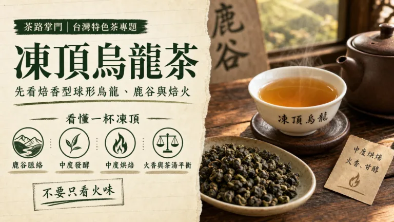 凍頂烏龍茶是什麼？先看焙香型球形烏龍、鹿谷與焙火