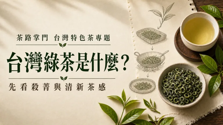 台灣綠茶是什麼？先看三峽碧螺春、殺菁與清新茶感