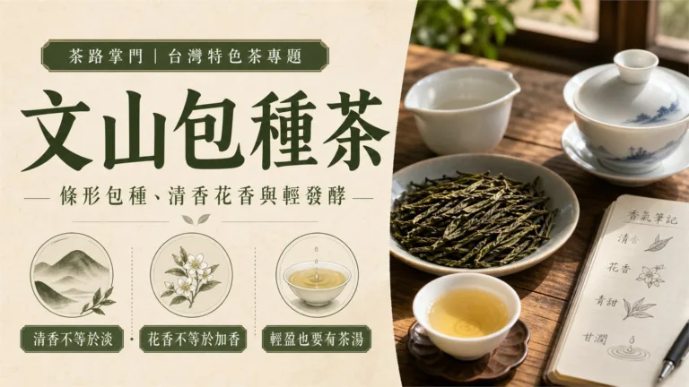 文山包種茶是什麼？先看清香型條形包種、花香與輕發酵