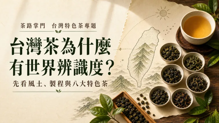 台灣茶為什麼有世界辨識度？先看風土、製程與八大特色茶