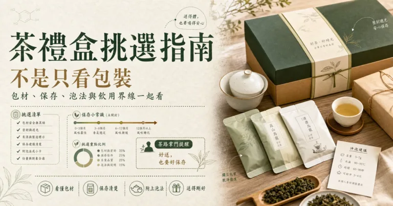 送茶禮盒只看包裝夠嗎？先把包材、保存與飲用界線說清楚