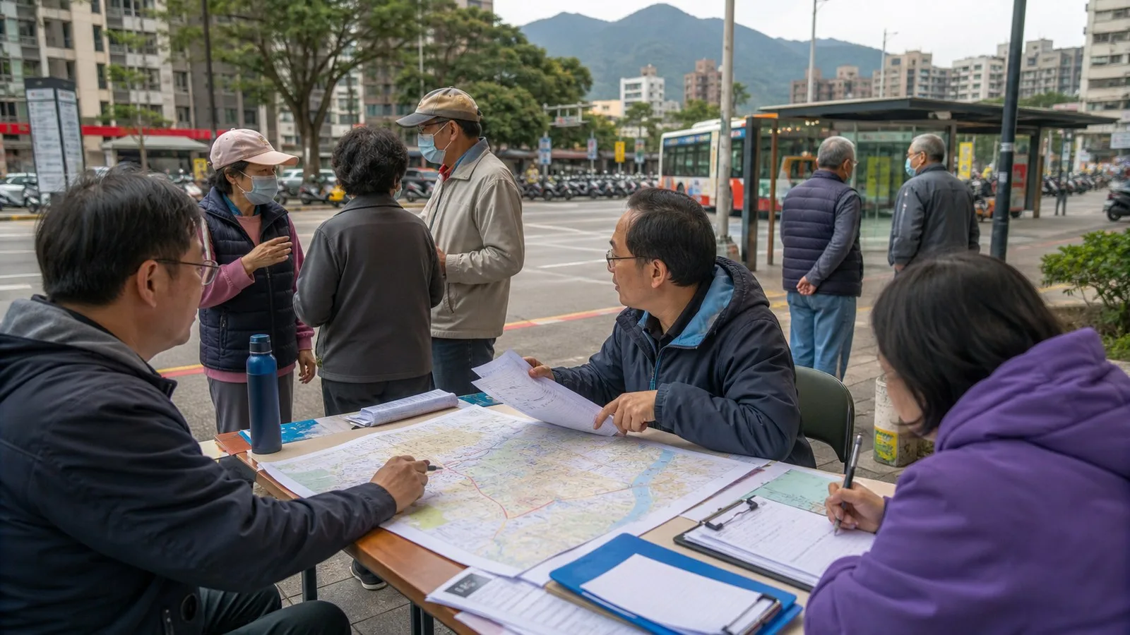 第二類:交棒壓力區,市長票與總統票方向不同:照片