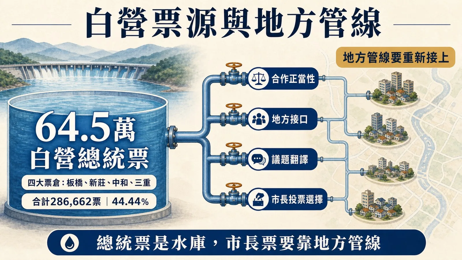立委第二選區給了一個示範,但不能照抄到全市:圖表
