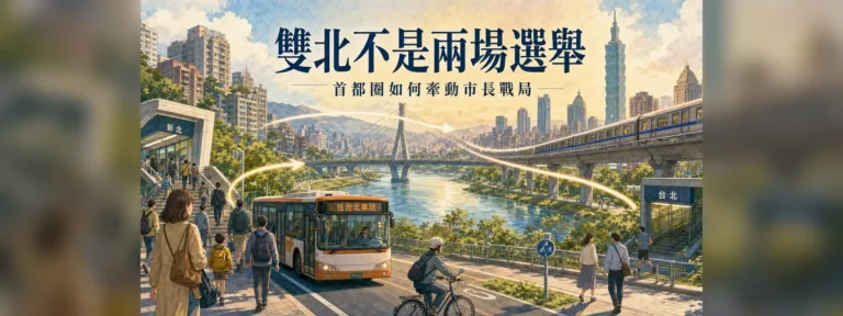 2026雙北市長選舉為何互相牽動？首都生活圈選戰解析