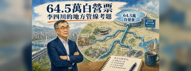 柯文哲64.5萬票會轉給李四川嗎？新北藍白合的地方組織考驗
