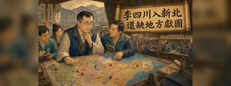 李四川如何整合新北地方組織？從劉備入蜀看選戰布局