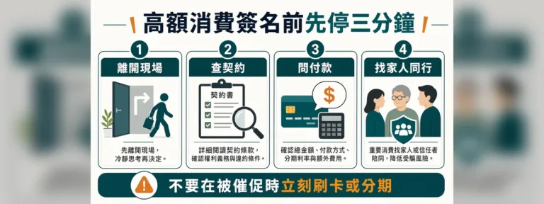 高額消費、攔路推銷與脆弱消費者：不想被話術帶走先看這篇