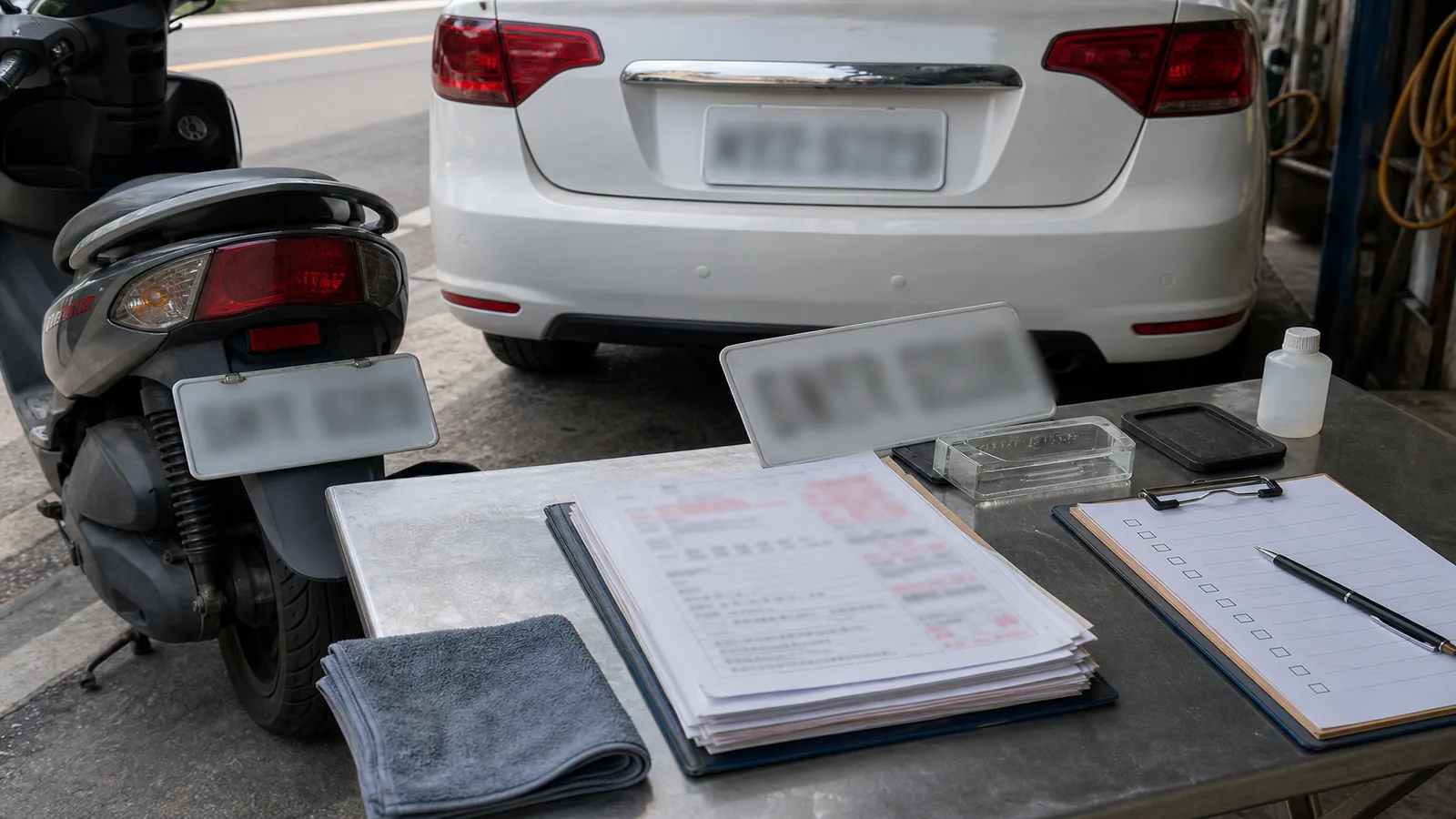 車牌辨識與罰單資料整理情境照
