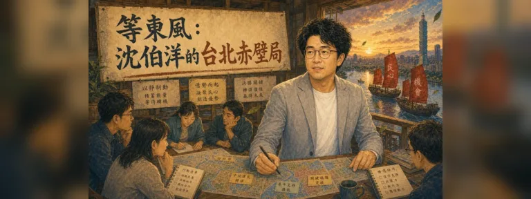 沈伯洋如何打破台北艱困局？從赤壁之戰看選戰轉勢條件