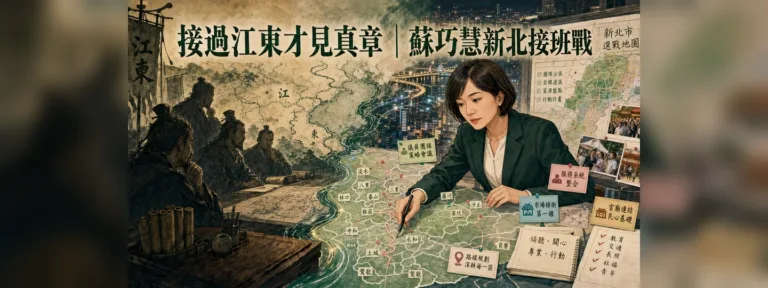 蘇巧慧如何接下蘇系？從孫權接班看新北選戰布局