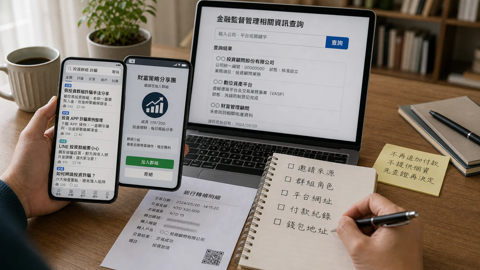 論壇投資群組資料保存情境