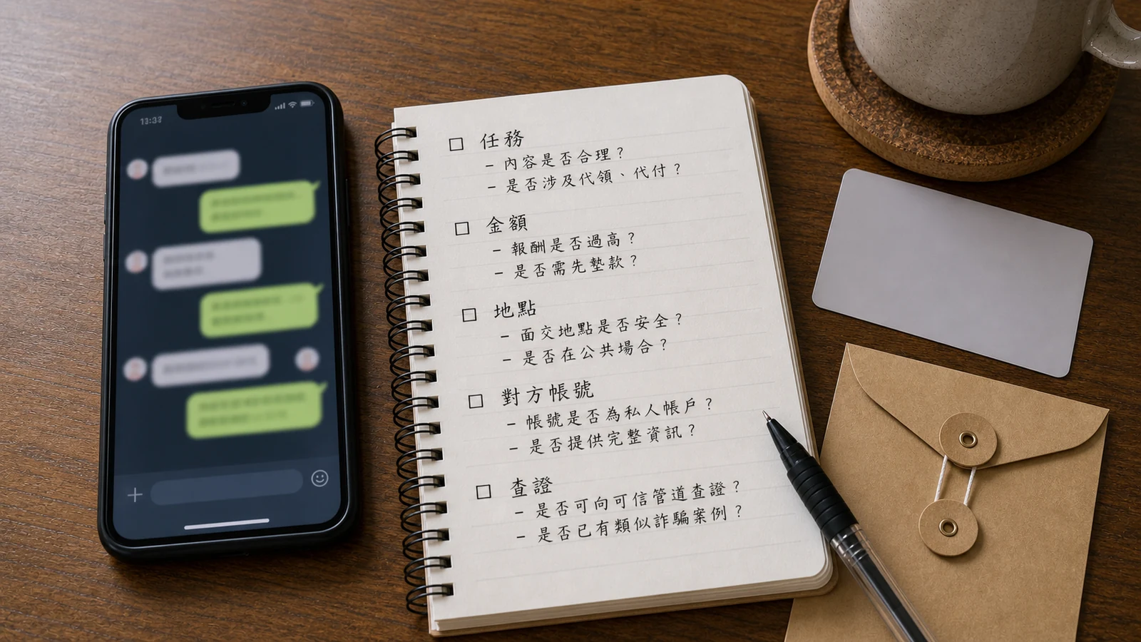高薪跑腿任務查核情境