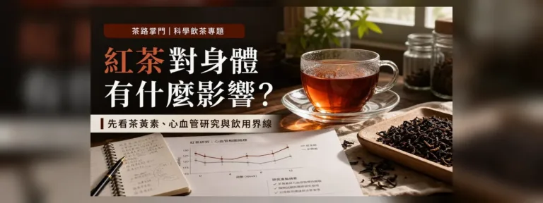 紅茶對身體有什麼影響？先看茶黃素、心血管研究與飲用界線