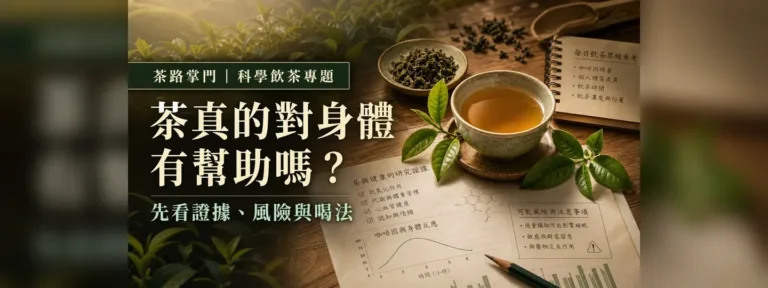茶真的對身體有幫助嗎？先看證據、風險與喝法