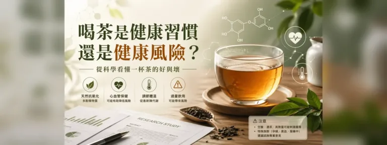 喝茶是健康習慣還是健康風險？科學告訴你答案