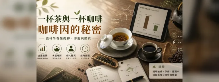 一杯茶與一杯咖啡：咖啡因的秘密