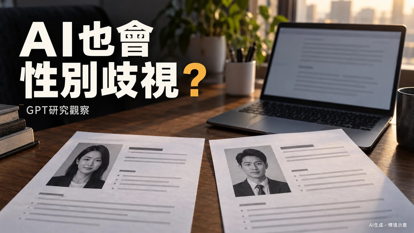 AI也會性別歧視？研究發現GPT語氣更友善，偏見仍可能存在