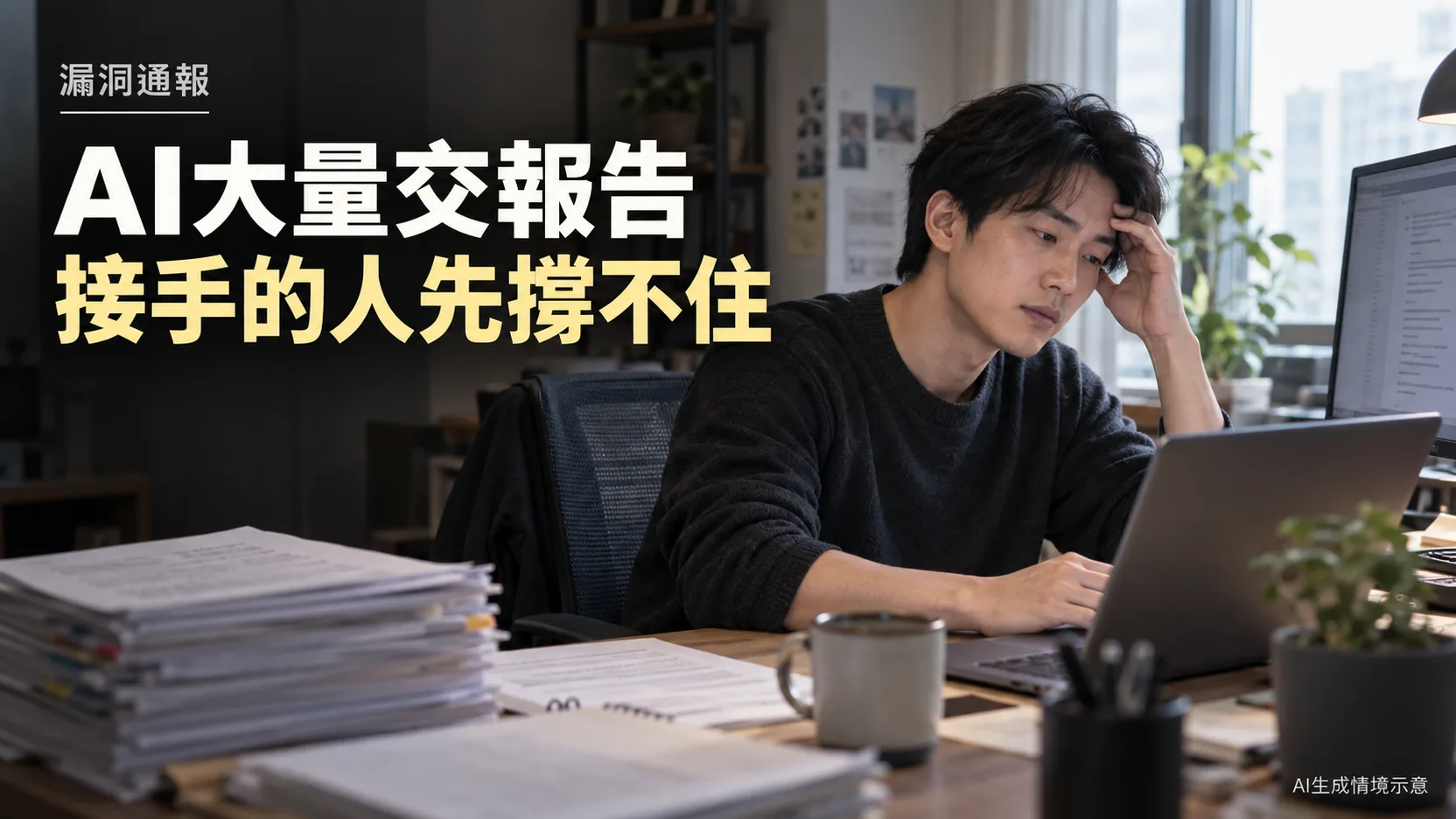 AI大量交漏洞報告，接報告的人先撐不住