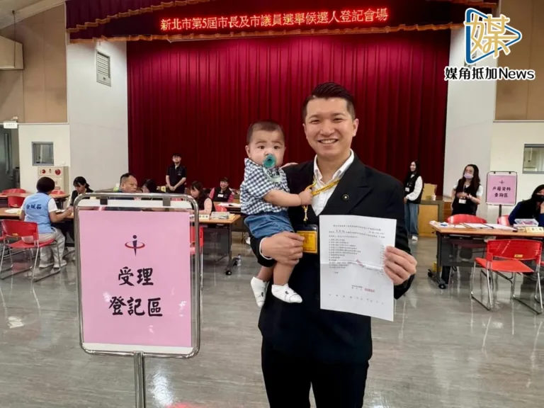 女兒換兒子陪登記　李宇翔拚連任守護五泰林