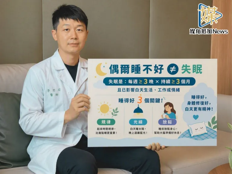 睡不好不只是累！恩主公醫師揭失眠與呼吸中止警訊