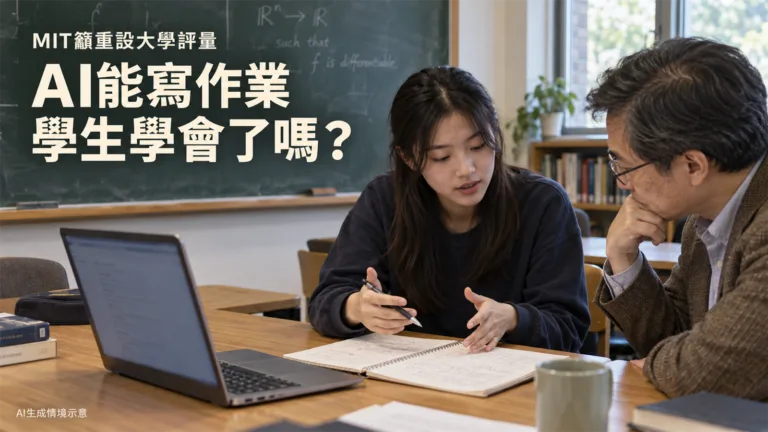MIT籲重設大學評量，AI時代如何證明學生學會？