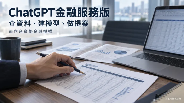 OpenAI推出金融服務版ChatGPT，串接財務分析與客戶提案