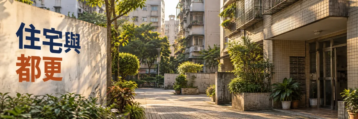 住宅與都更：集合住宅出入口、院落與樓房的生成生活情境