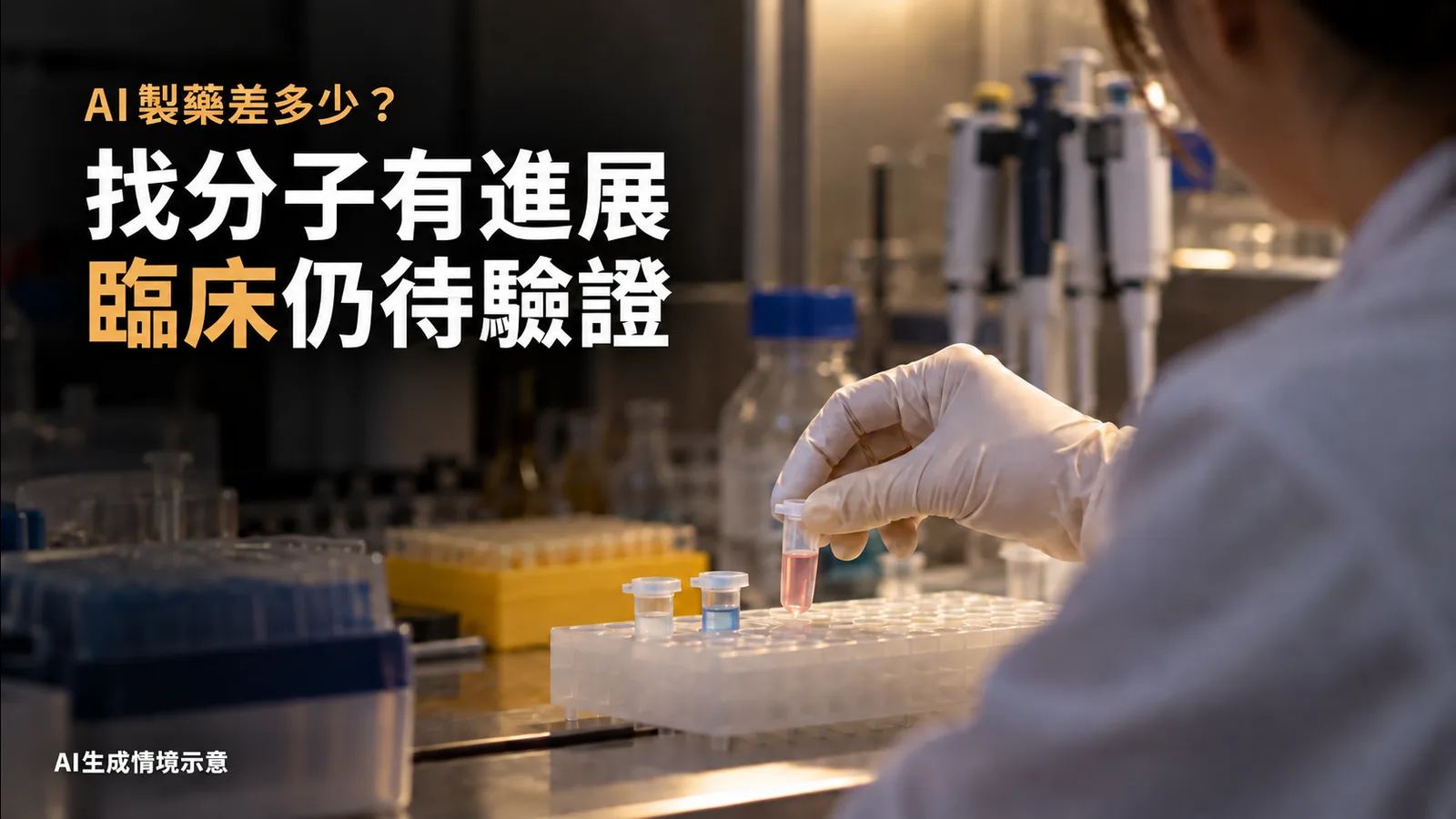 AI製藥比傳統方法有效嗎？找分子有進展，臨床證據仍不足