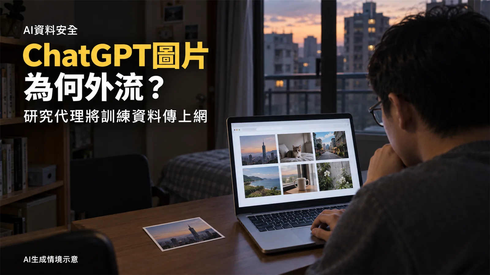 ChatGPT用戶圖片為何外流？訓練資料遭研究AI傳上網