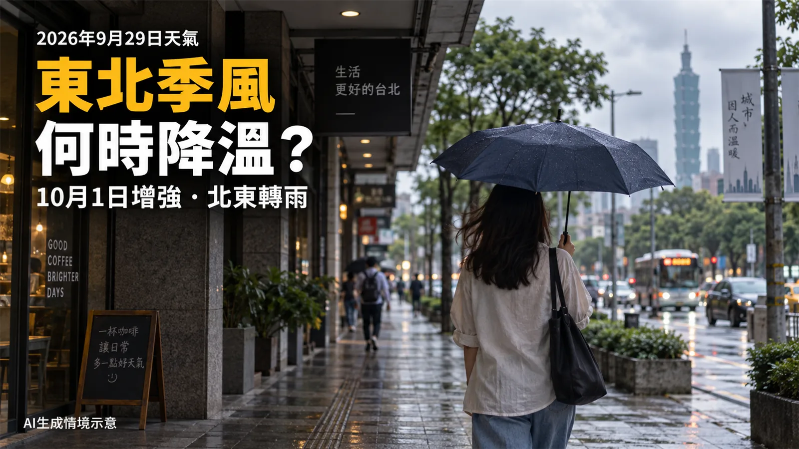 東北季風何時降溫？10月1日增強，今天11縣市先防高溫
