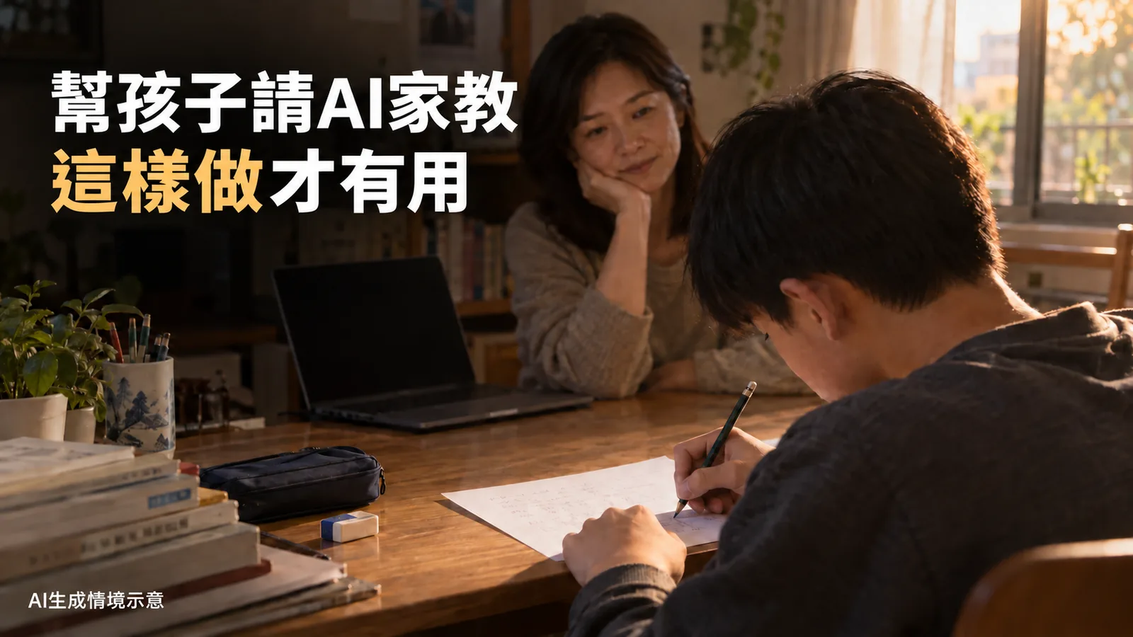 孩子用AI家教學會了嗎？家長看新題能否獨立作答