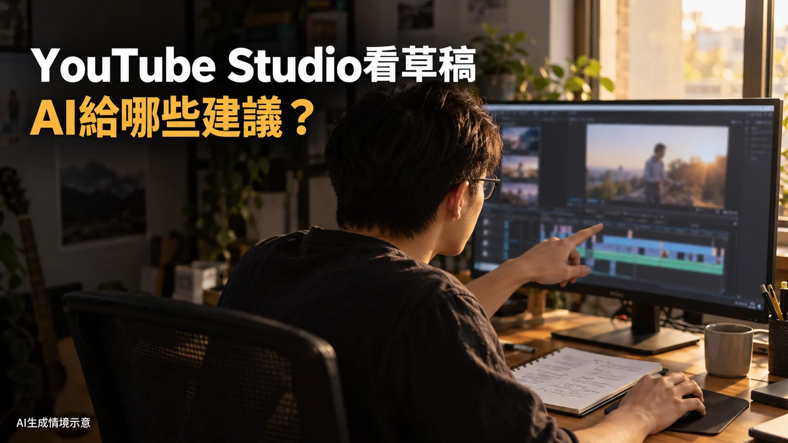 YouTube Studio讓AI看影片草稿：創作者能用哪些工具？