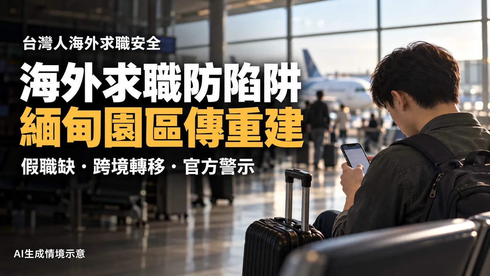 台灣人海外求職須防假職缺　緬甸詐騙園區傳重建