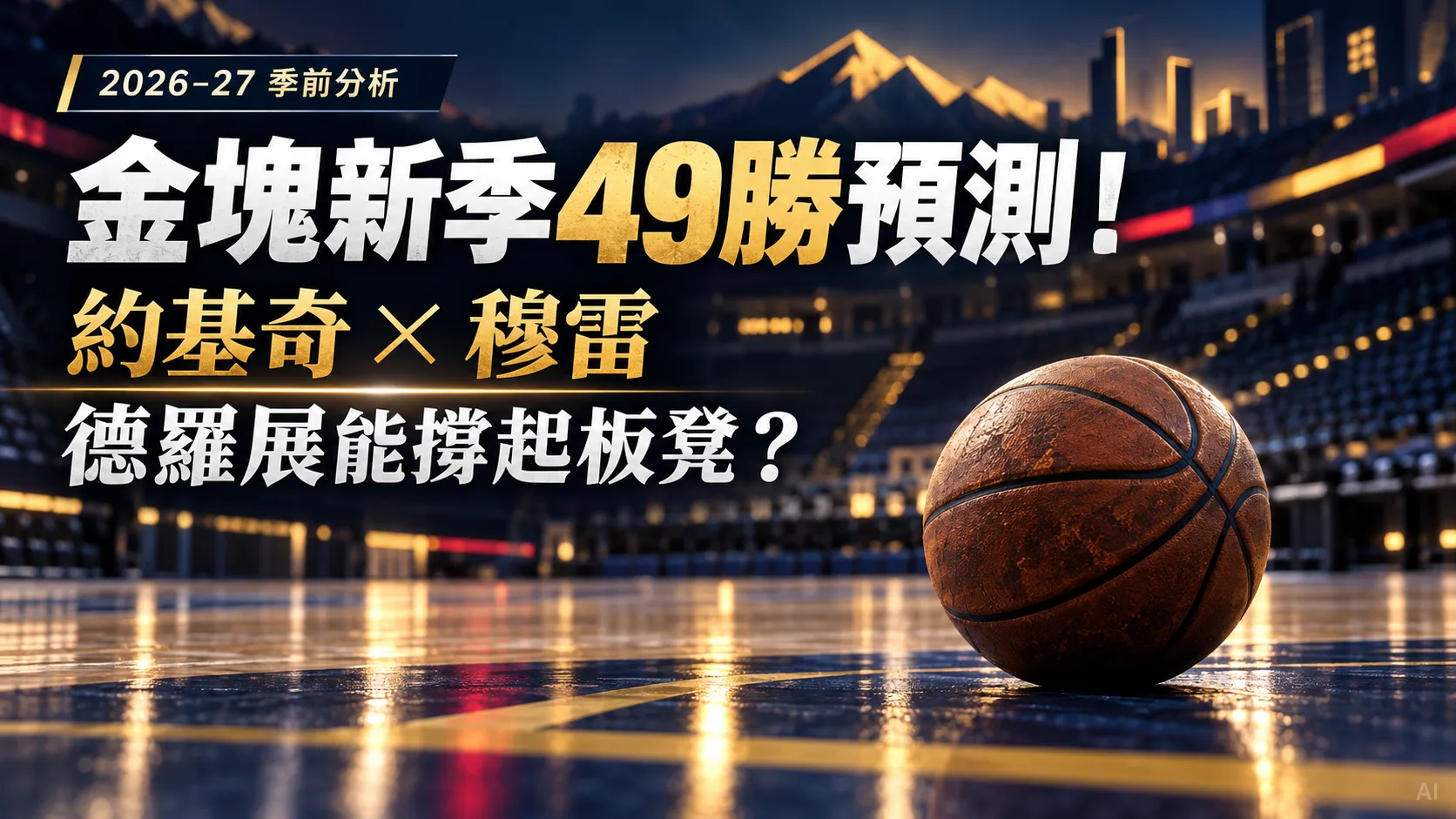 金塊新季49勝預測！約基奇、穆雷拚爭冠，德羅展能撐起板凳？