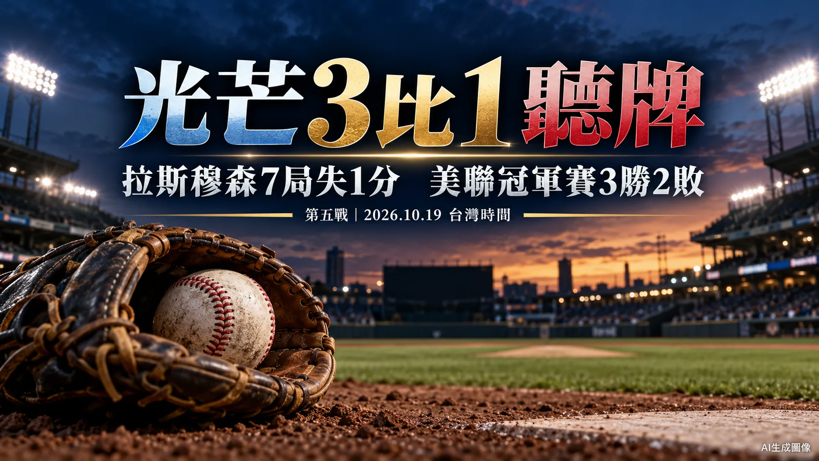 光芒3比1擊敗守護者聽牌！拉斯穆森7局壓制，外媒解析第五戰勝負