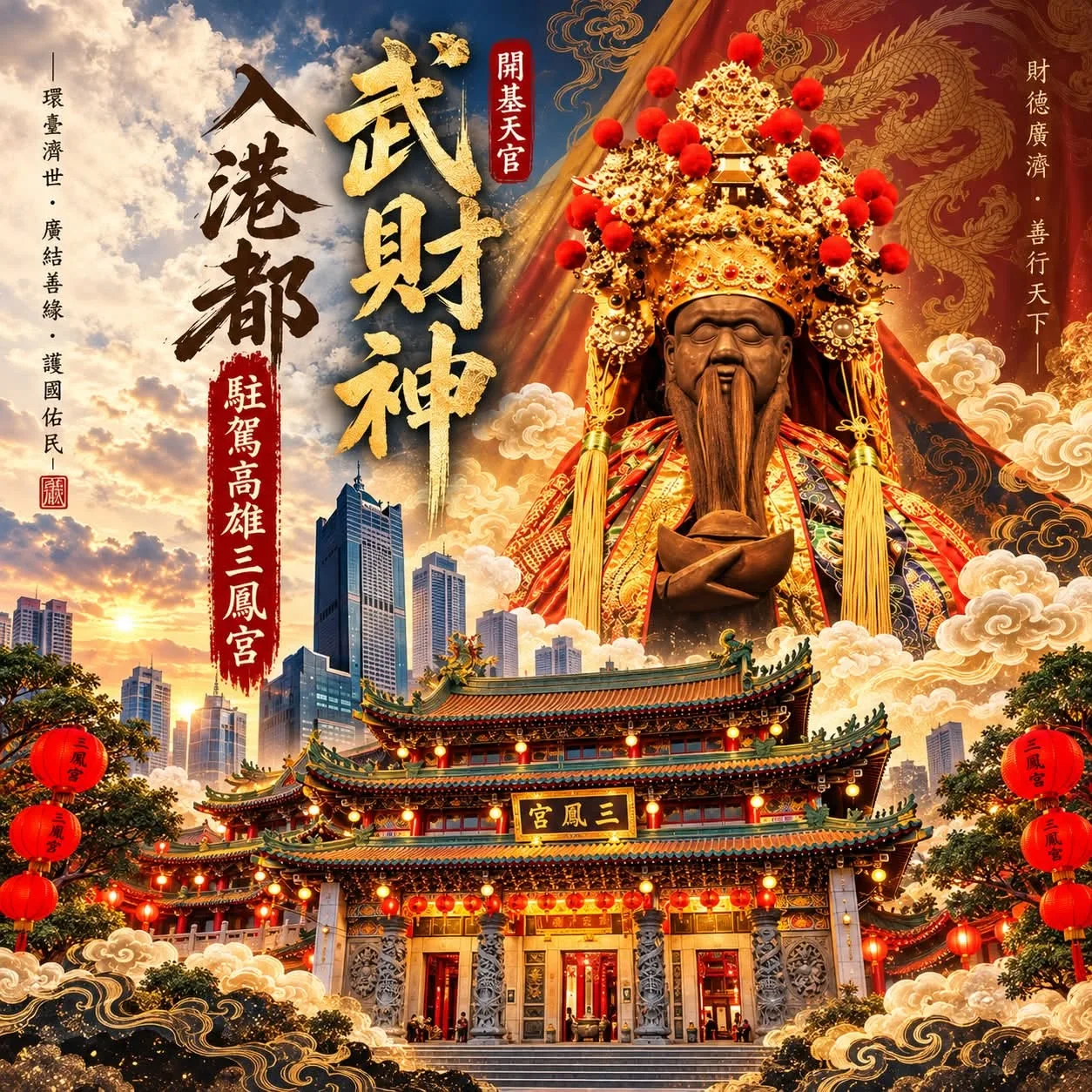 北港武德宮財神南下！慈鳳宮、三鳳宮、永華宮接駕時間與參拜攻略