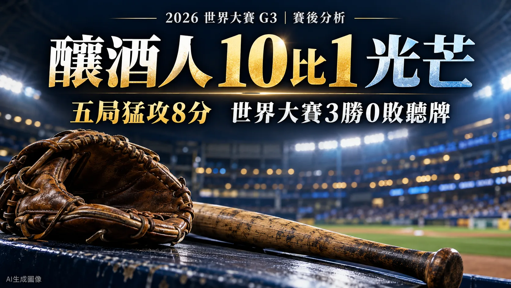 世界大賽G3釀酒人10比1光芒！五局8分聽牌，外媒解析三大勝因
