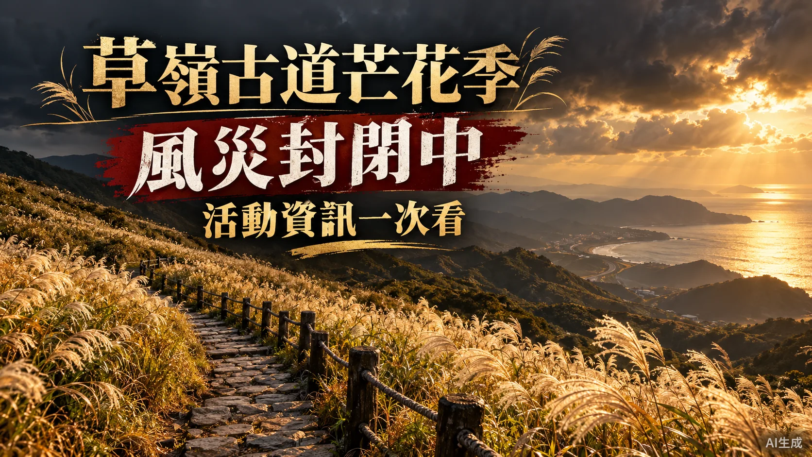 草嶺古道芒花季延期至11月14日！颱風損壞步道　退費、交通與賞芒攻略