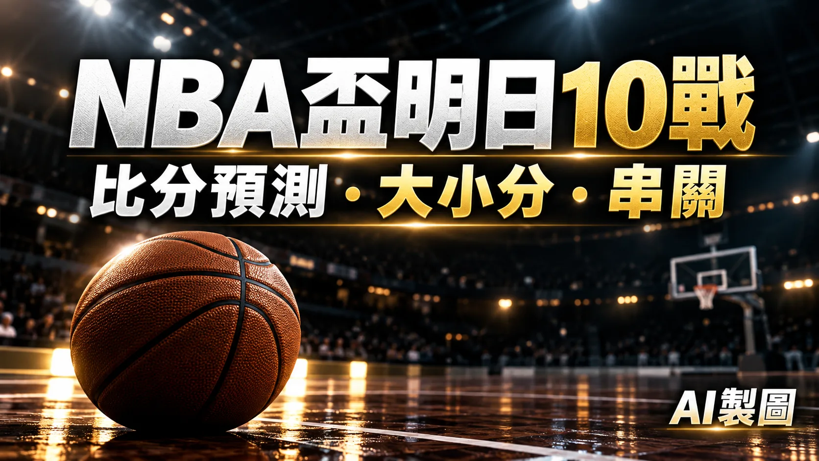 NBA盃10戰比分預測！湖人勇士五五波　串關、讓分大小分一次看