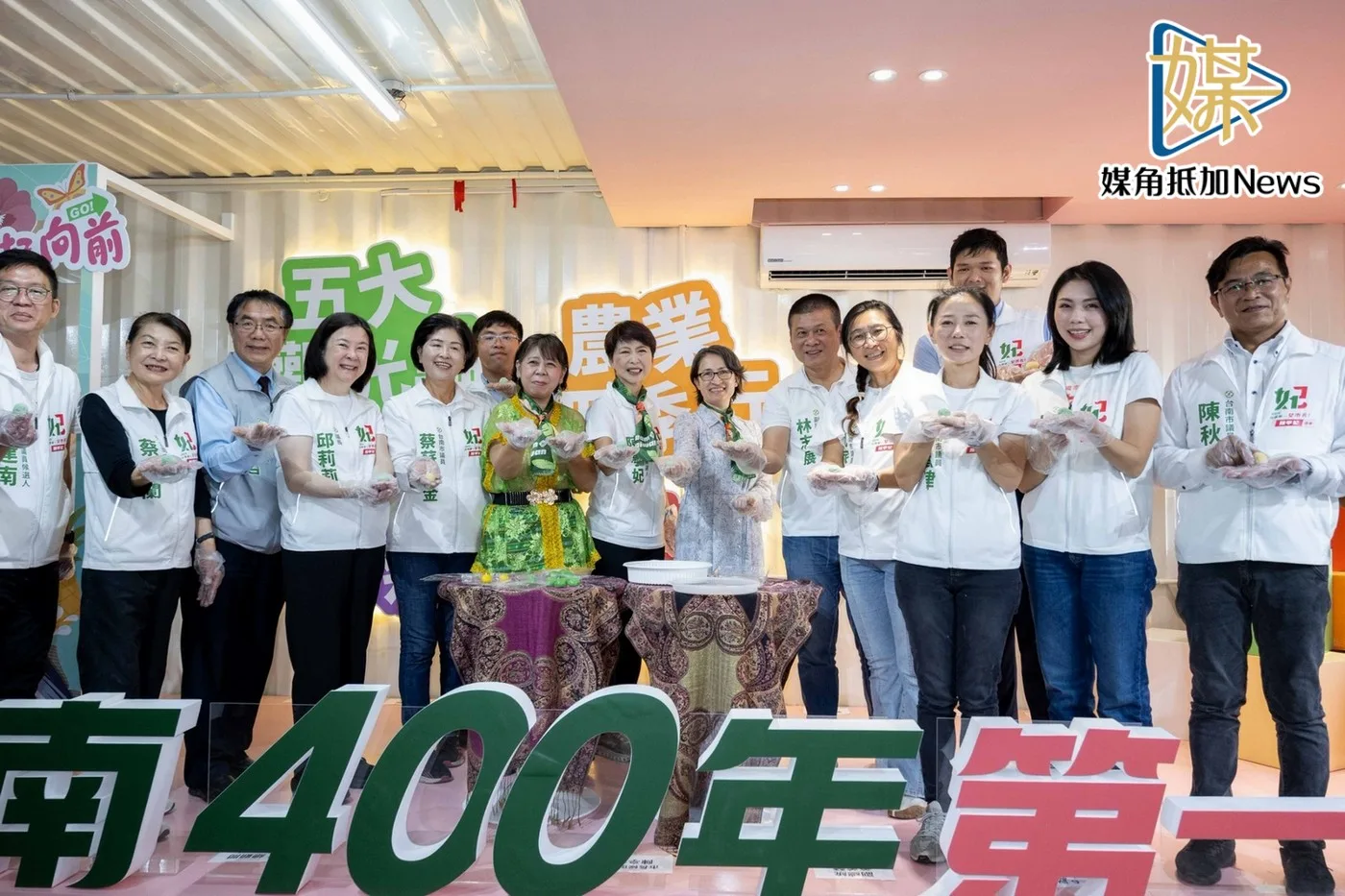 蕭美琴回台南站台　陳亭妃拋新住民三部曲