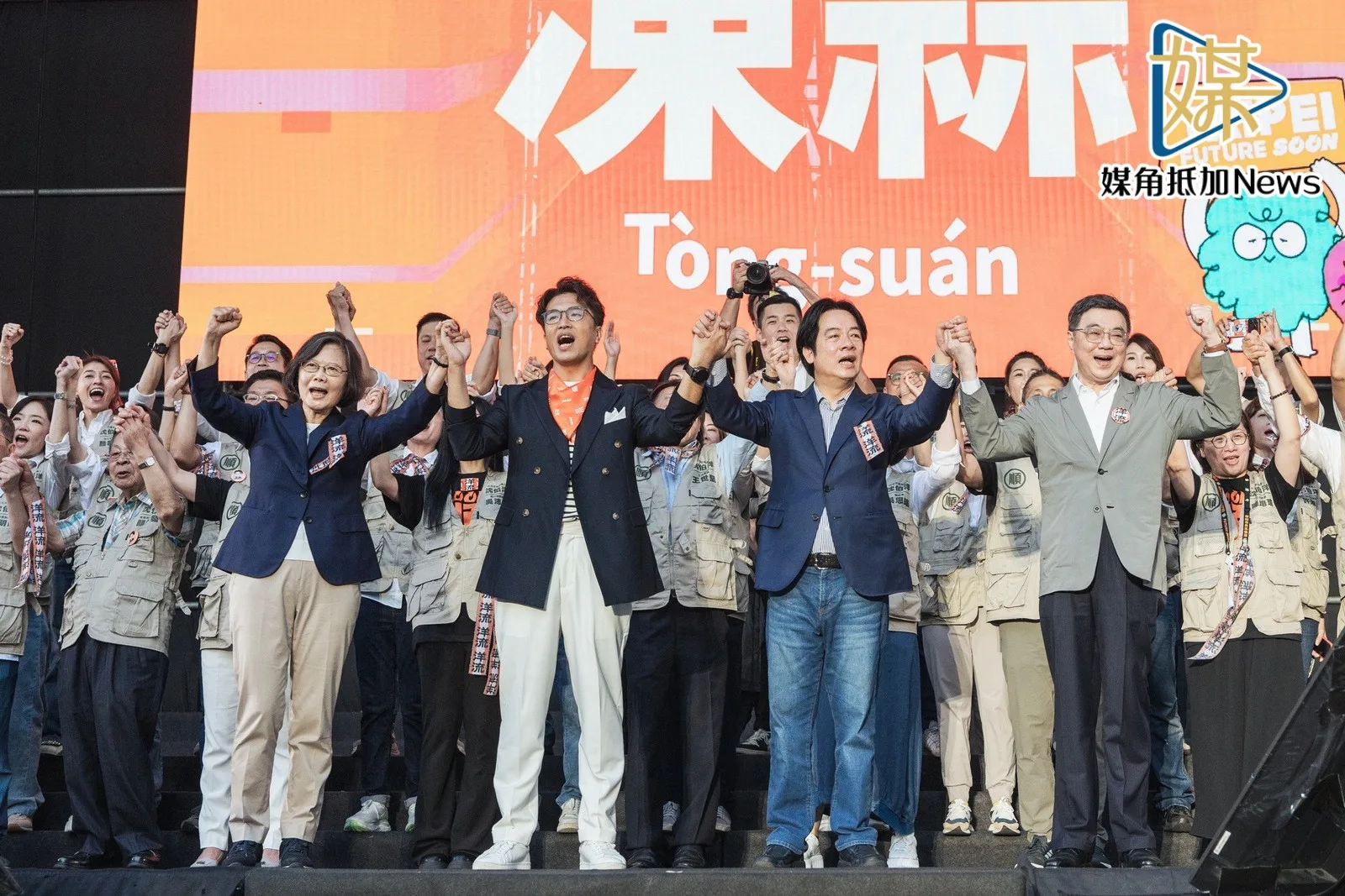 賴清德挺沈伯洋拚勝選　台北大洋流成形