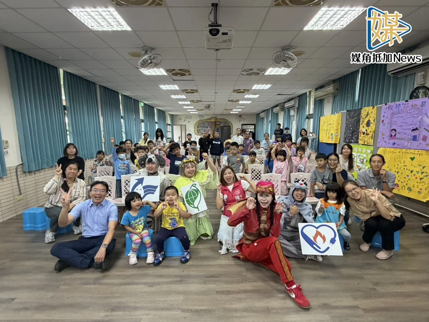 馬戲進偏鄉校園　陳乃瑜媒合環境教育讓孩子玩中學