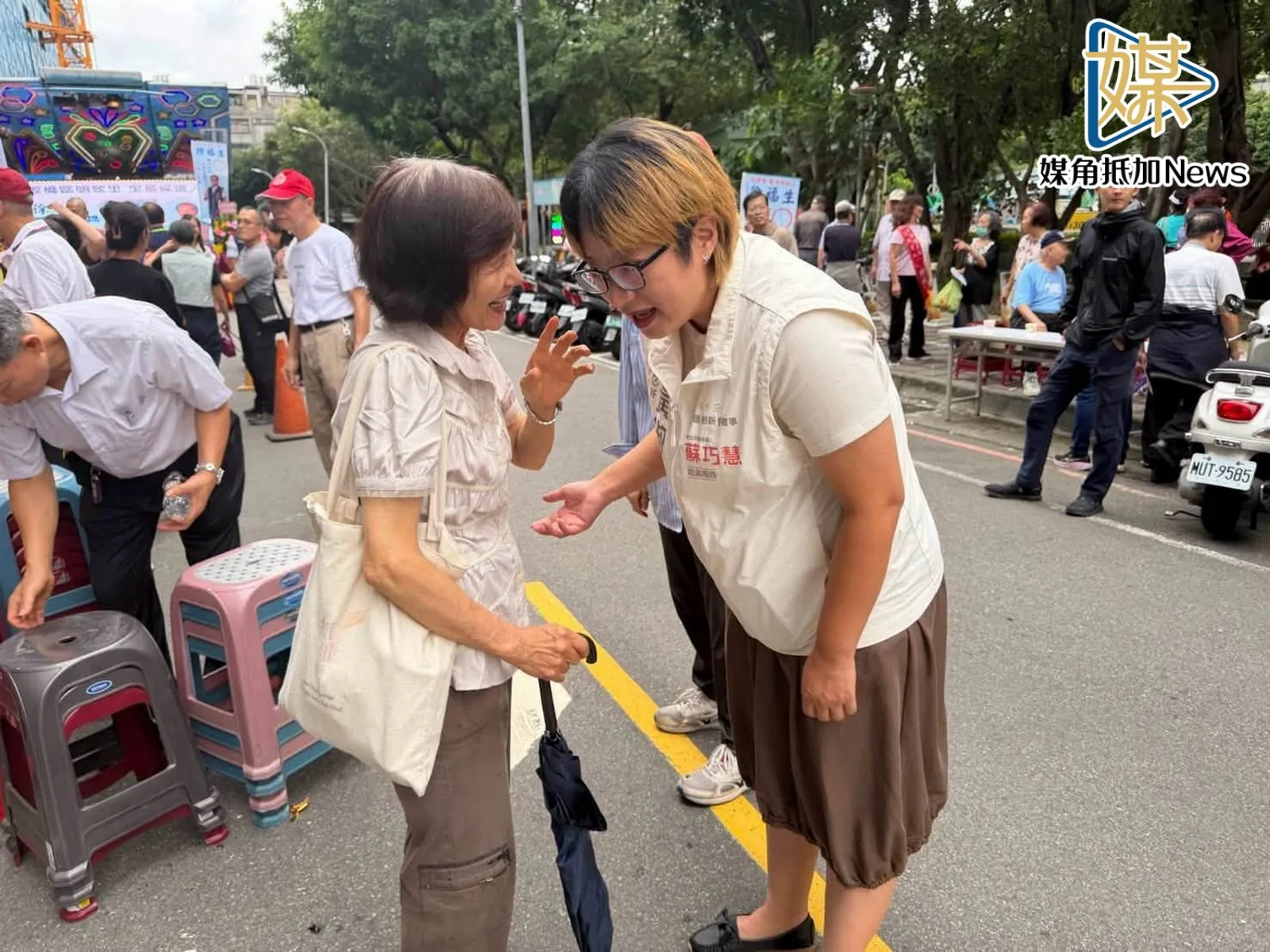 媒角／黃淑君挺孕肚拚連任　聚焦板橋交通教育改革
