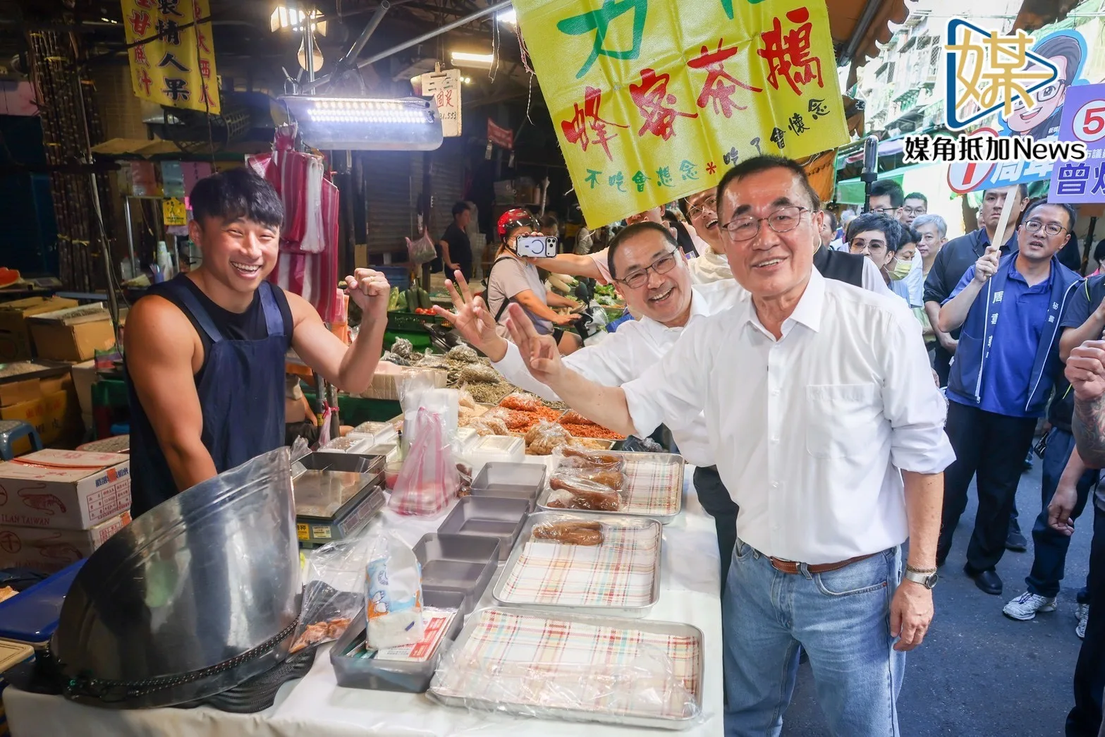 李四川攜手侯友宜掃市場　喊結合29區做事連線