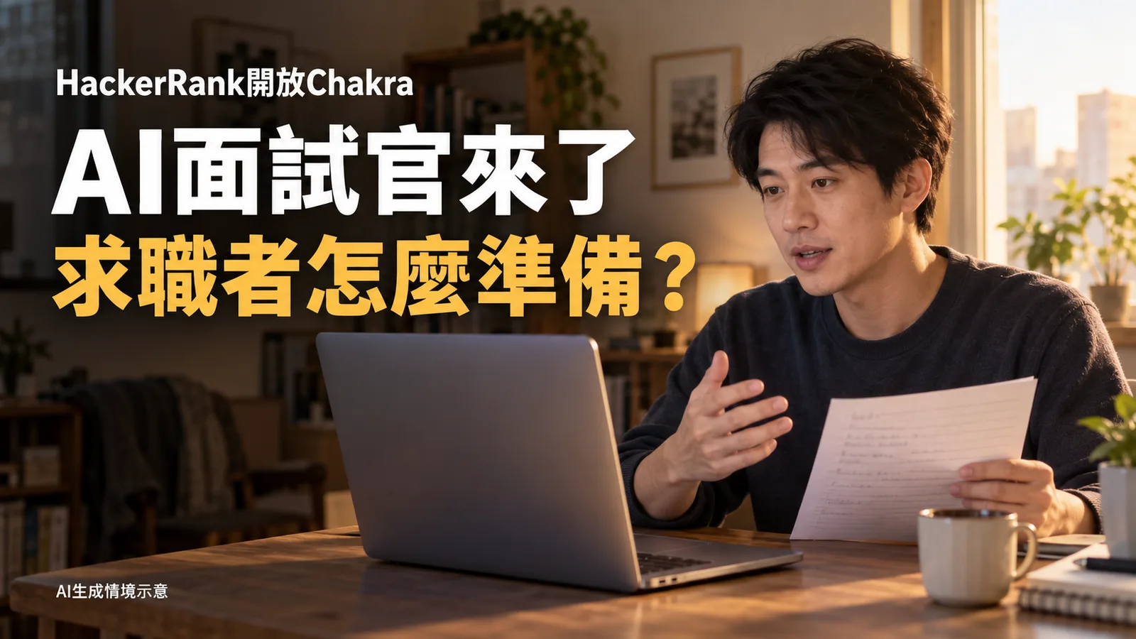 AI面試官來了，求職者如何應對？HackerRank開放Chakra