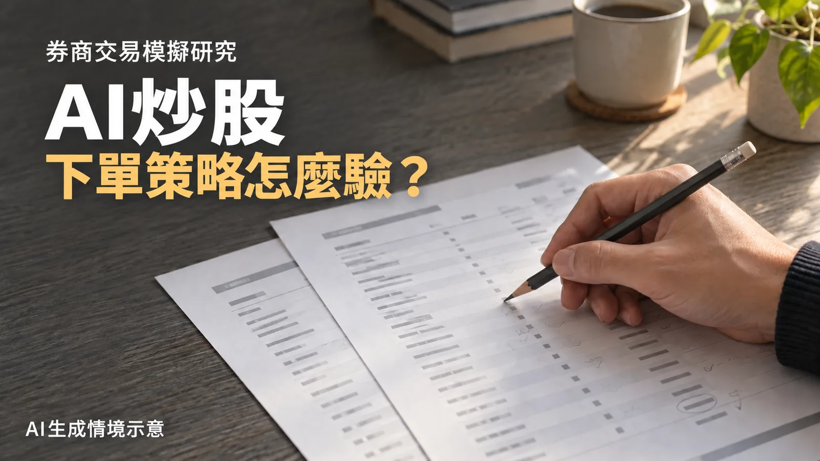 AI炒股的下單策略怎麼驗？研究發現獎勵正確仍可能學不好