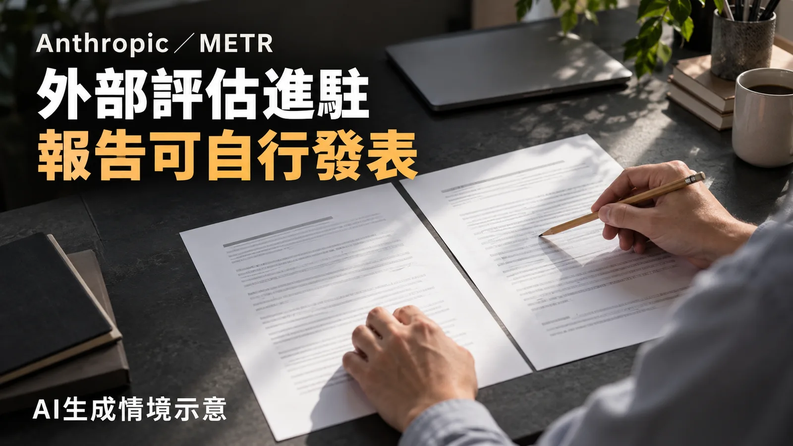 Anthropic開放METR進駐評估，AI風險報告可自行公開