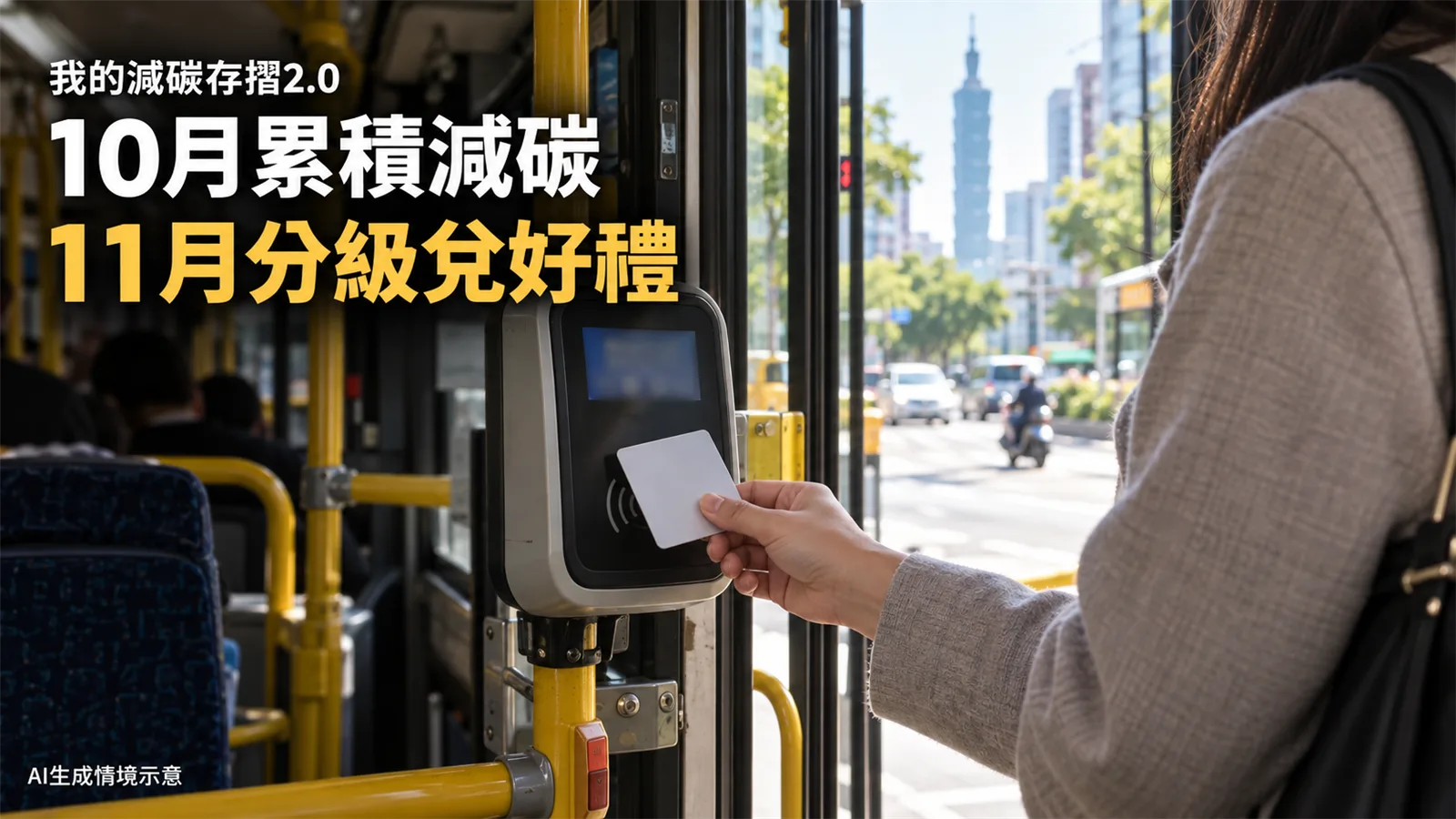 減碳存摺10月獎項公布，11月怎麼兌？5公斤、20公斤與步行日期整理